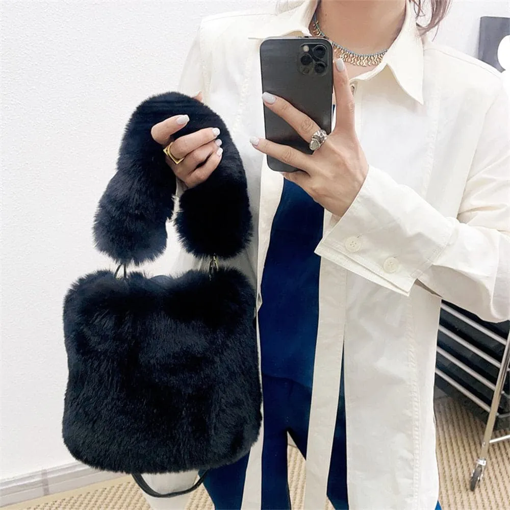 AG Collective Plush Handbag & Shoulder Bag Women's Bag