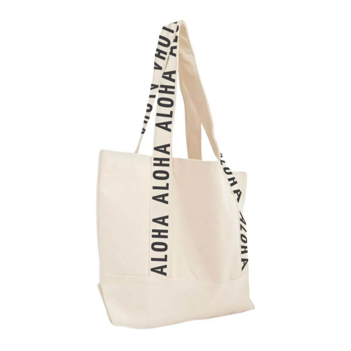 Aloha Strap Tote, Black