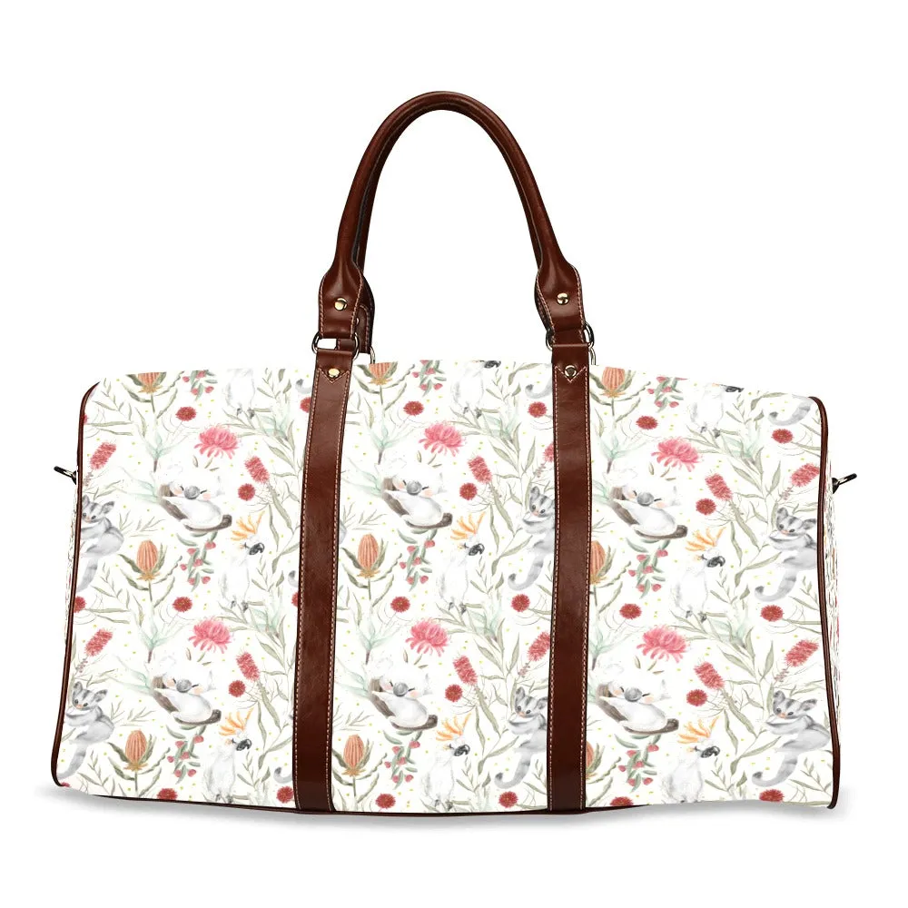 Australian Animals, Koala Cockatoo and Sugar Glider Waterproof Travel Bag/Small (Model 1639)