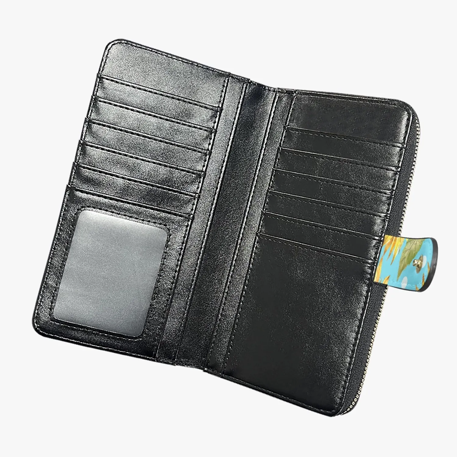 Blue Sunshine Long Leather Wallet