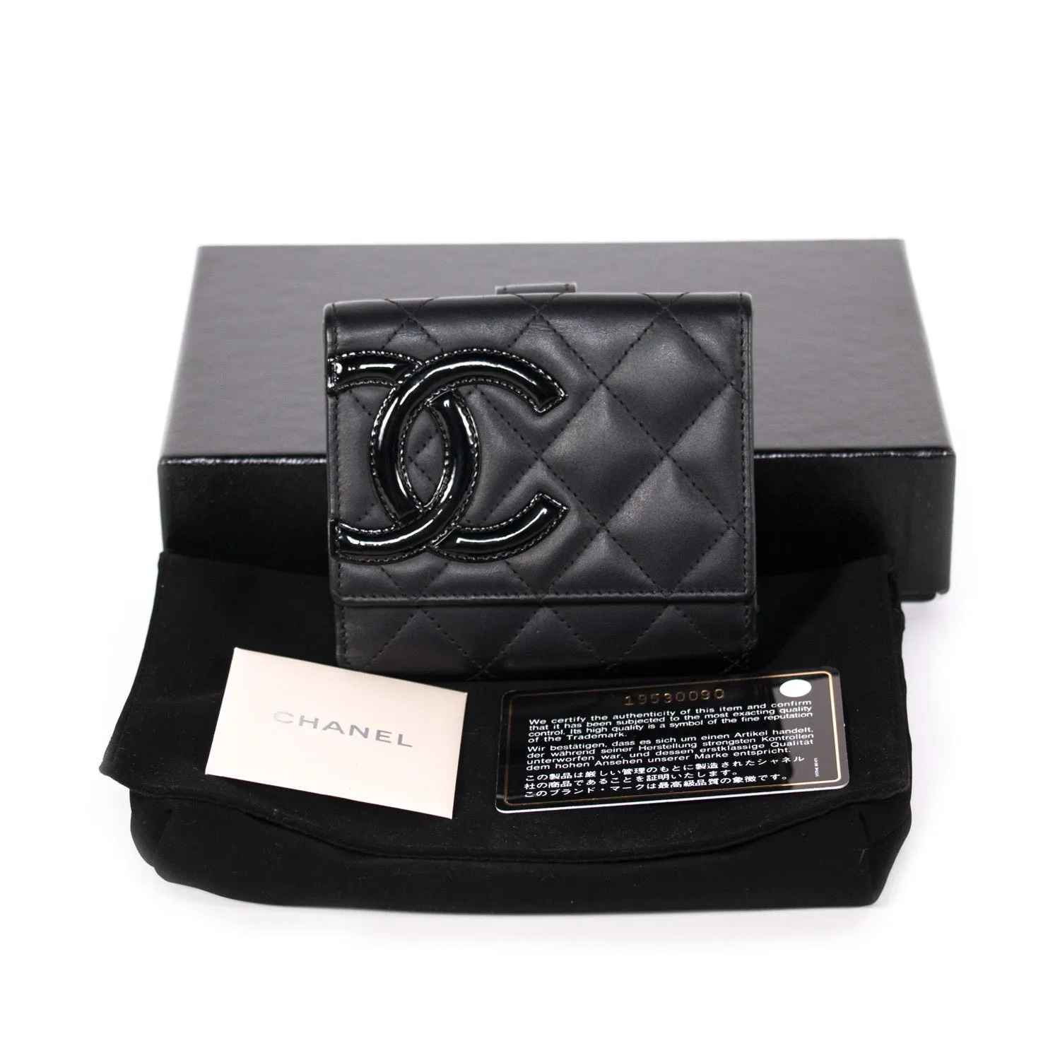 Chanel Cambon Ligne Compact Wallet