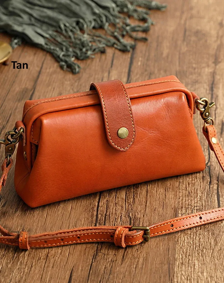 Cowhide Leather Crossbody Bag