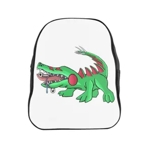 Crocodilas School Backpack