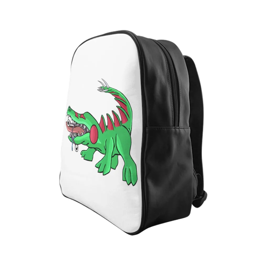 Crocodilas School Backpack