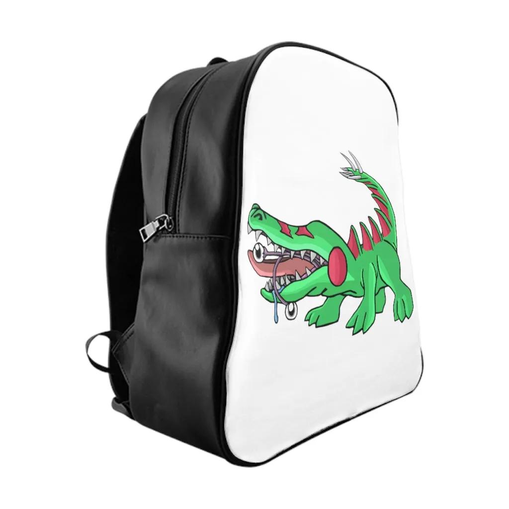 Crocodilas School Backpack