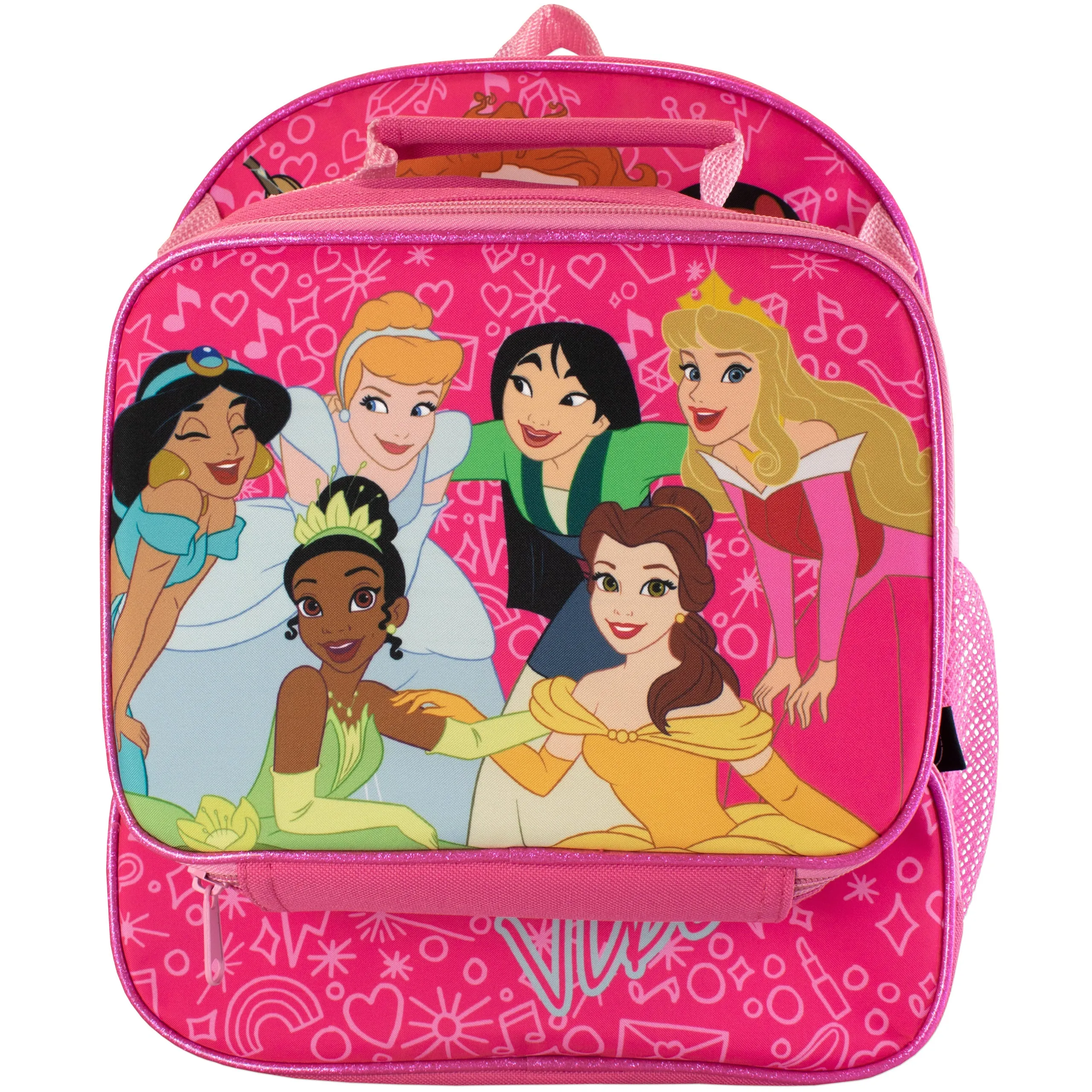 Disney Princess Backpack and Lunch Bag Set