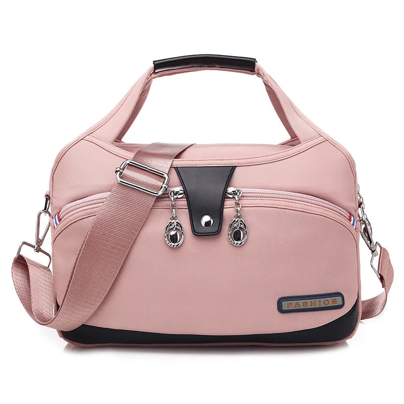 DUNNMALL Women's Bag Trendy Simple Casual All-Match Oxford Cloth Portable Shoulder Bag Messenger Bag Women's Bag Cloth Bag