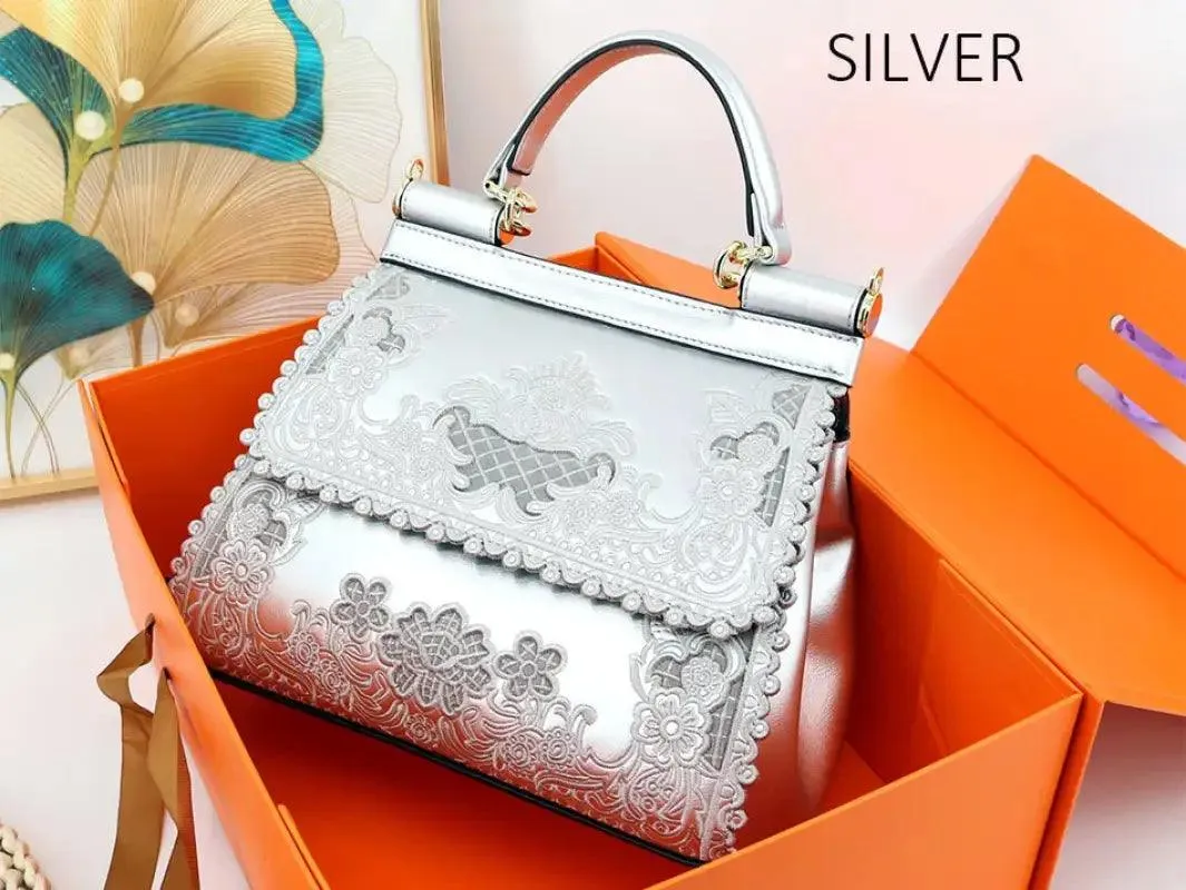 Elegant Hollow Design Handbag