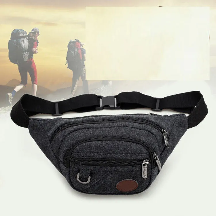 Fashion Casual Men's And Women's Travel Chest Bag New Canvas Waist Bag Military Fans Tactical Outdoor Sports Waist Bag