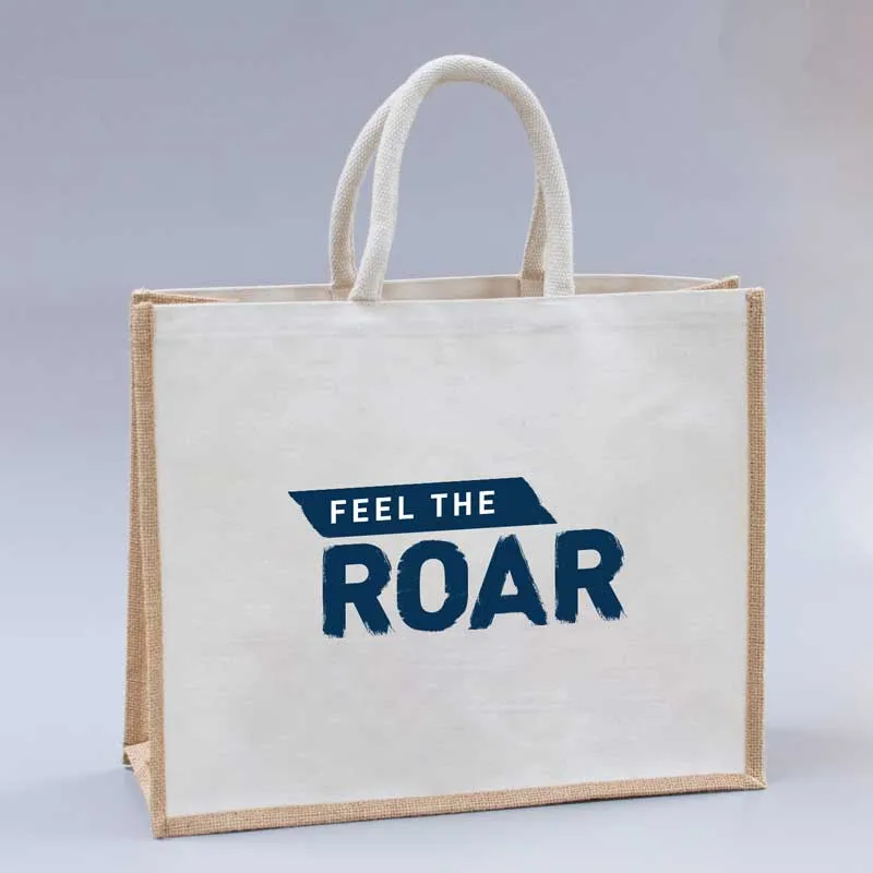 Feel The Roar Jute Bag