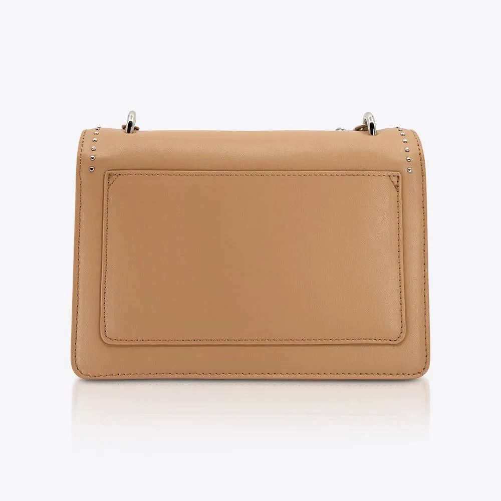 Flap Bag Tan/Silver