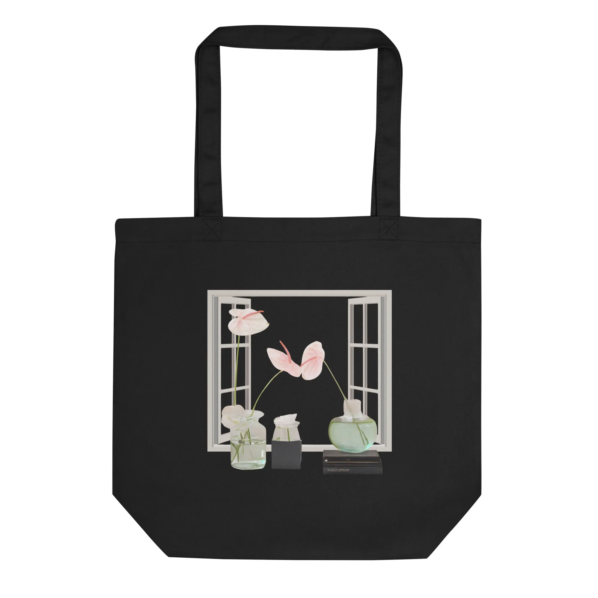 Floral Eco Tote Bag - Roomy and Reliable Shopping Companion