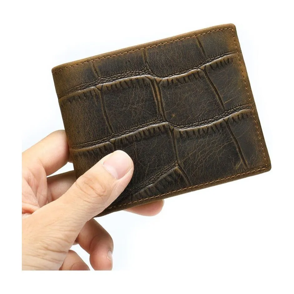 GatorLuxe Exotic Zipper Bifold Wallet