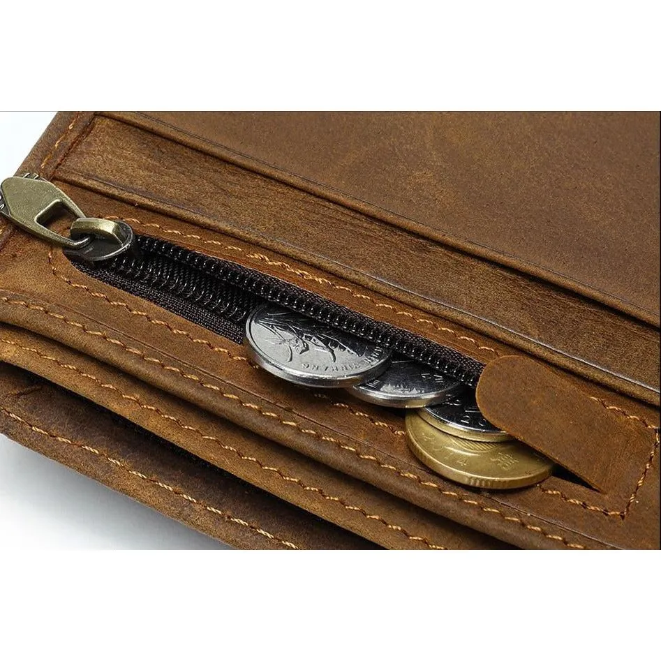 GatorLuxe Exotic Zipper Bifold Wallet