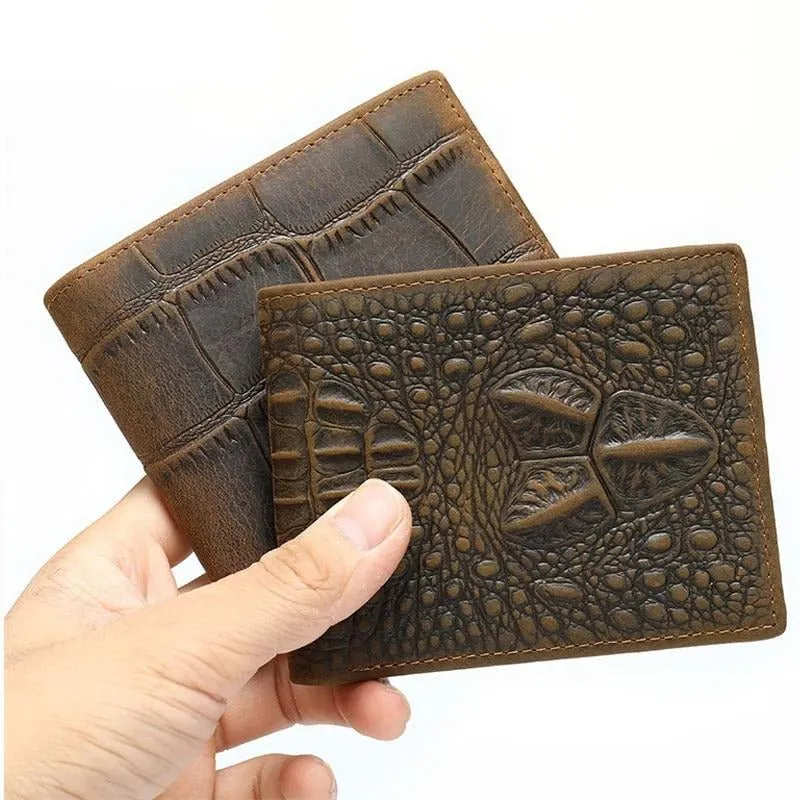 GatorLuxe Exotic Zipper Bifold Wallet