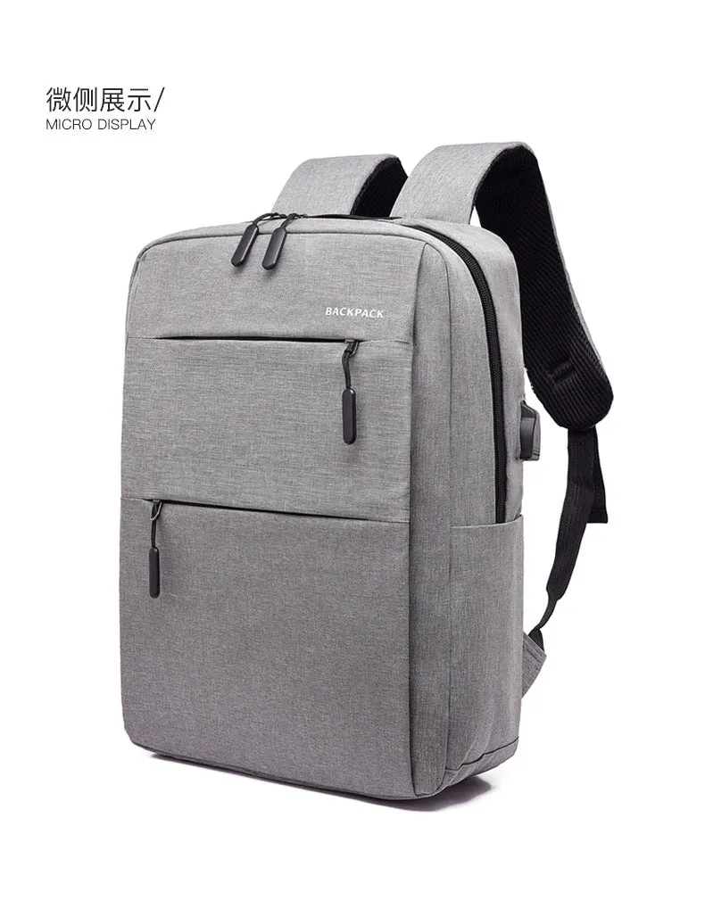 Grey Sport Durable Bag with Nylon Material Backpack