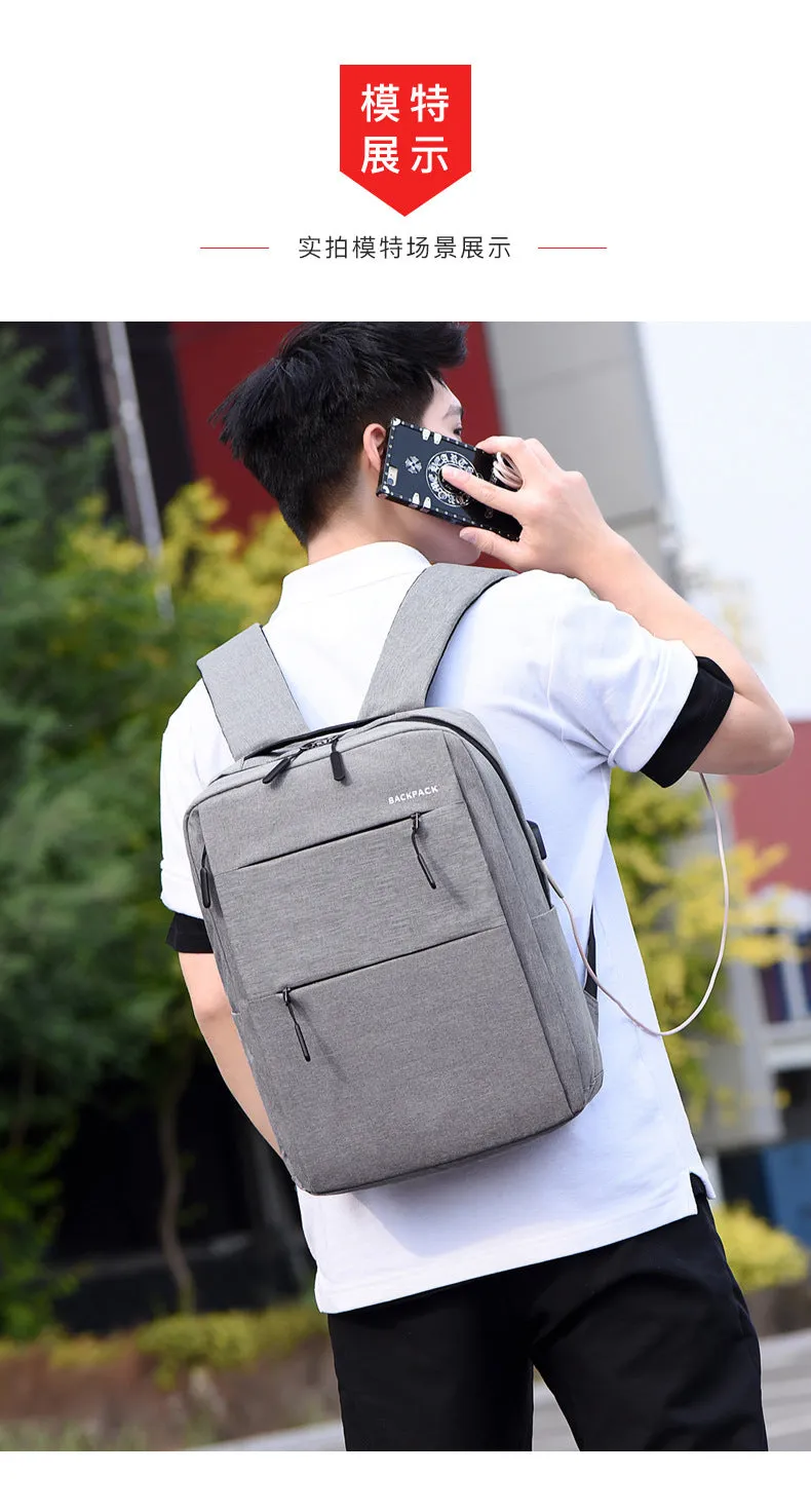 Grey Sport Durable Bag with Nylon Material Backpack