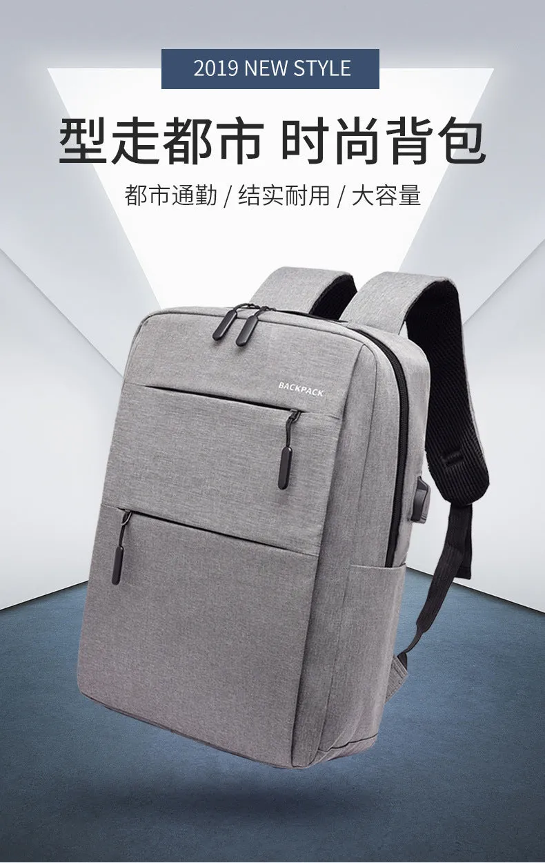 Grey Sport Durable Bag with Nylon Material Backpack