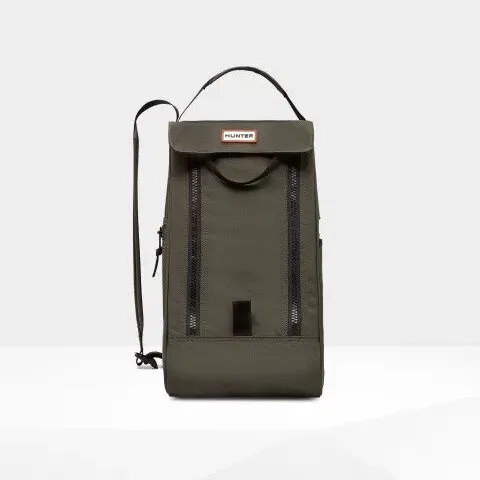 Hunter Original Short Boot Bag in Dark Olive