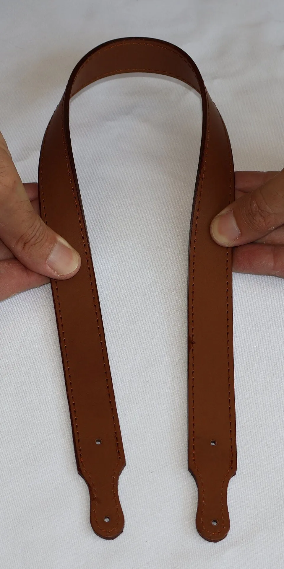 Leather Bag Handle - Genuine Leather Shoulder Strap, Durable & Stylish Replacement Handles for Bags  59cm/23" Length