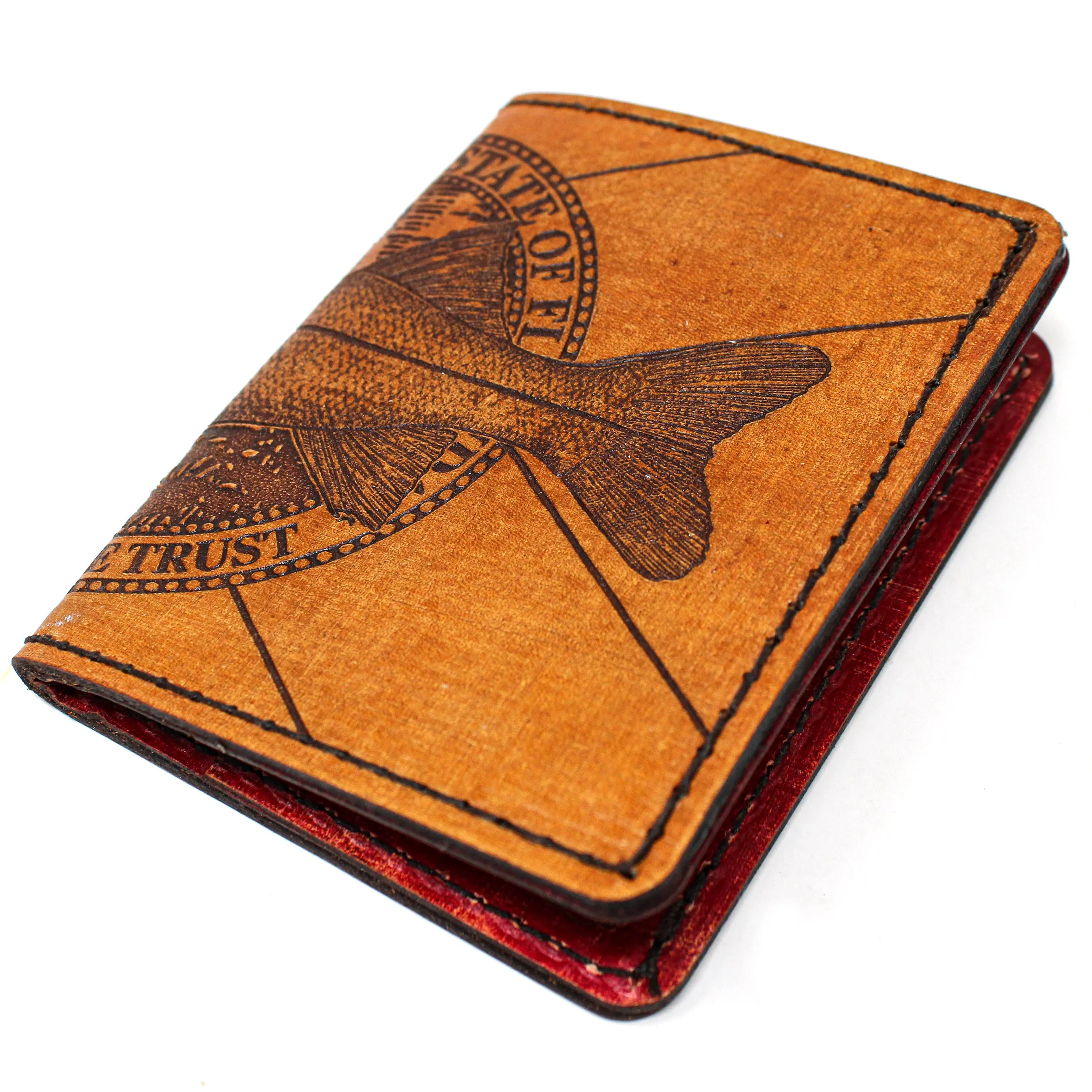 Leather Original Mens Wallet -  FL Flag Snook