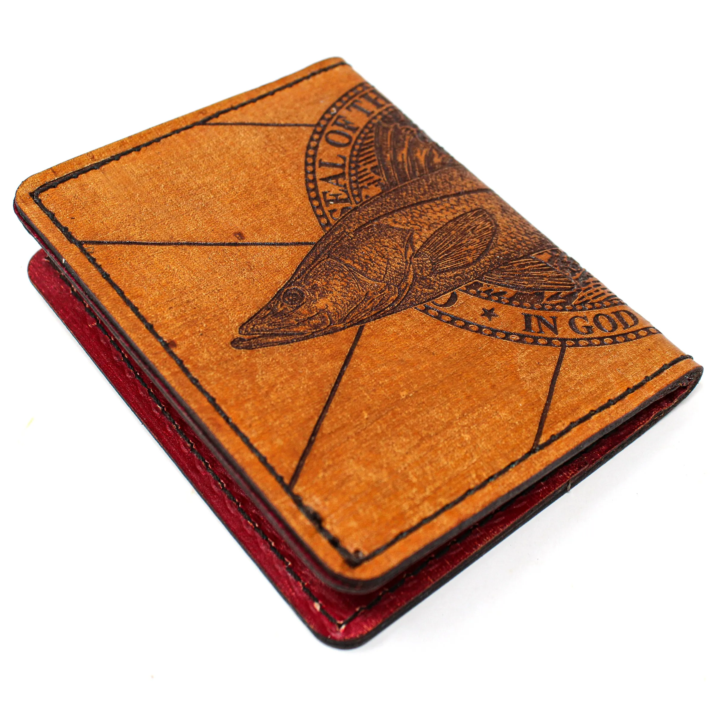 Leather Original Mens Wallet -  FL Flag Snook