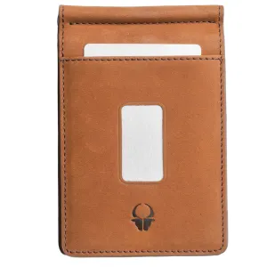 Leather Rfid Wallet For Men - 8 Card Slots Slim Bifold Wallet Rfid Blocking