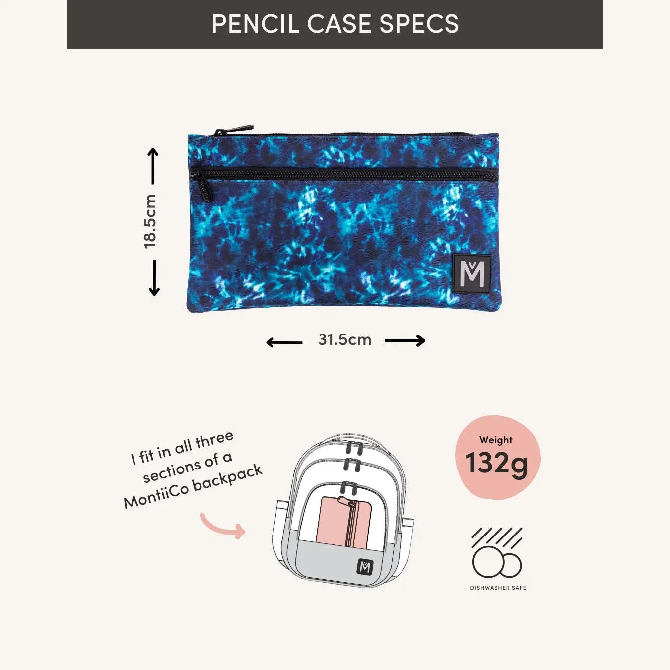 MontiiCo Galactic Pencil Case