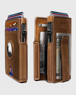 Multi-functional Slim Leather Wallet