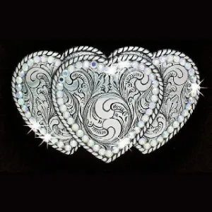 Nocona Hearts Embrace - Women's Belt Buckle