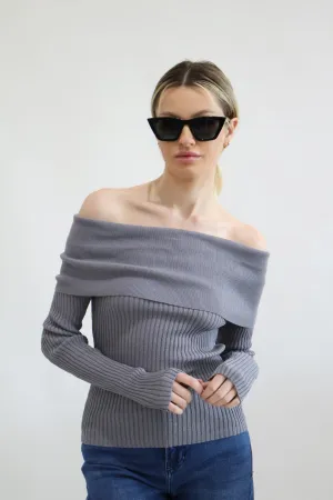 Off Shoulder Sweater