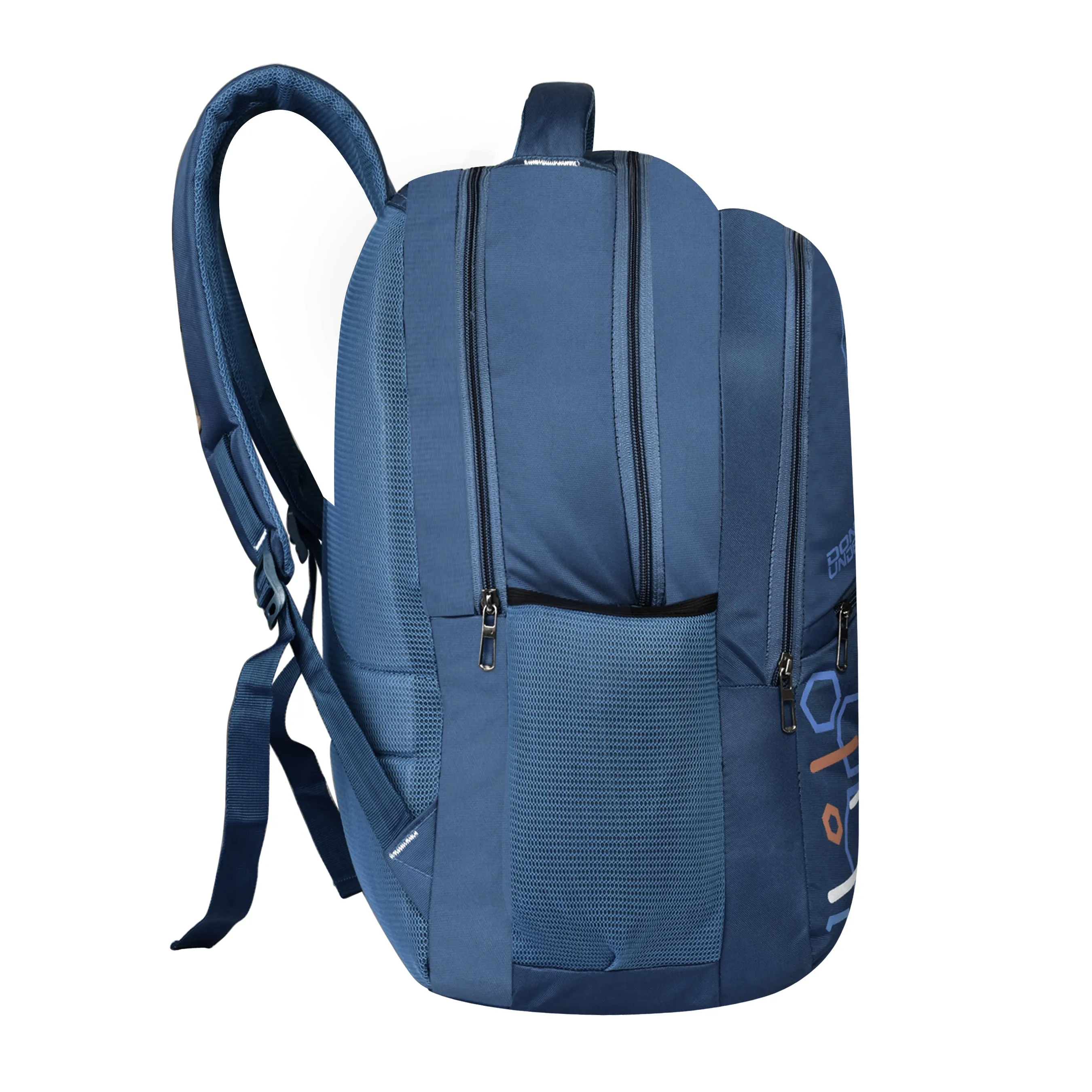 Optima College Backpack with Front Organizer and Spacious Interiors for Men & Women - Blue