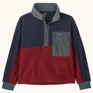 Patagonia Kids Microdini 1/2 Zip Fleece Top - Wax Red