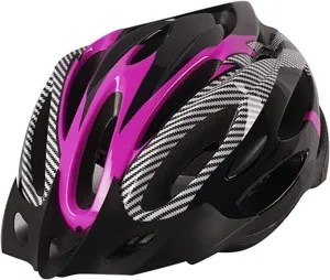 PESOMA Light Weight Bicycle/Bike Helmet with Flexible Padding for Kids and Adults, Adjustable Size, for Road & Mountain Cycling/Skating Helmet (PINKH)