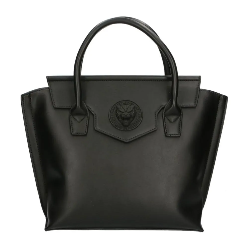 Plein Sport Elegant Black Magnetic Handbag