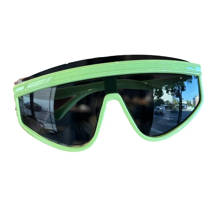 Popular Children's Sunglasses With One-Piece Lenses, Baby Sunglasses For Boys And Girls, One-Piece Cool Cycling Glasses, Cool