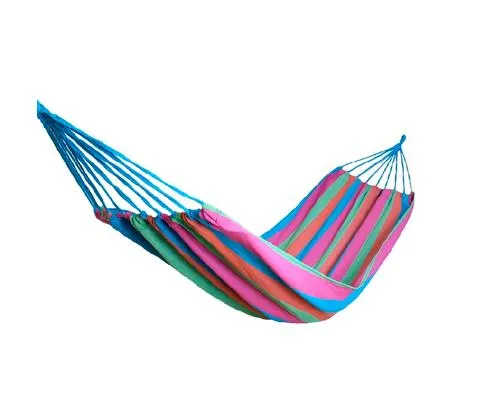 Portable Multi-functional Outdoor Hammock - Purple Grid