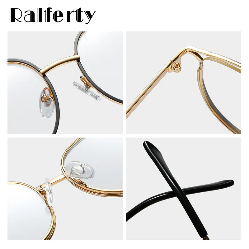 Ralferty Women's Full Rim Cat Eye Alloy Eyeglasses W93332