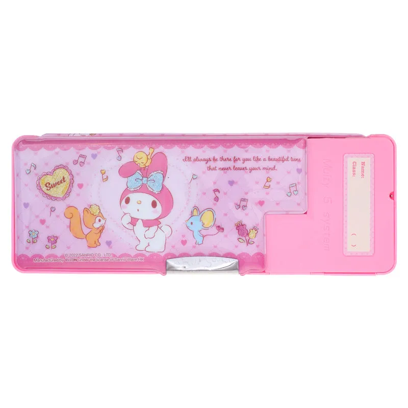 Sanrio Characters Sparkly Magic Pencil Case (with pencil sharpener)