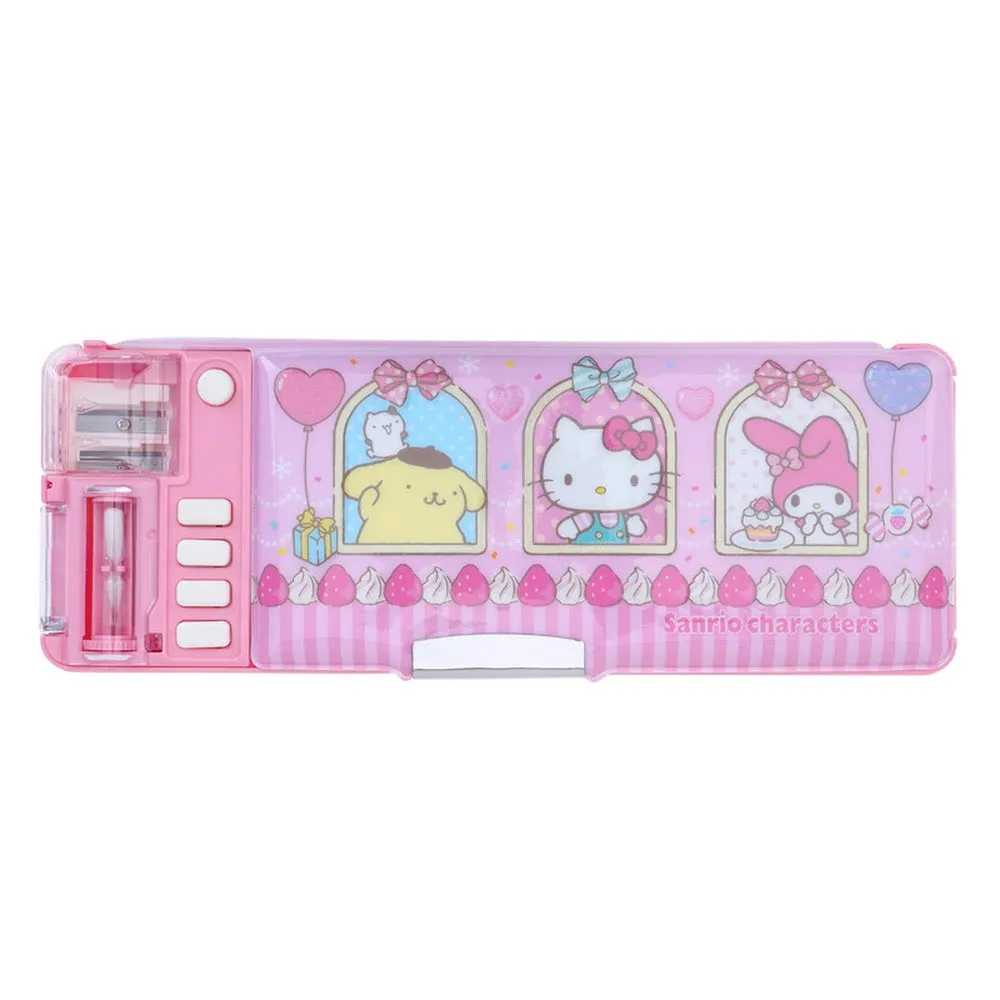 Sanrio Characters Sparkly Magic Pencil Case (with pencil sharpener)