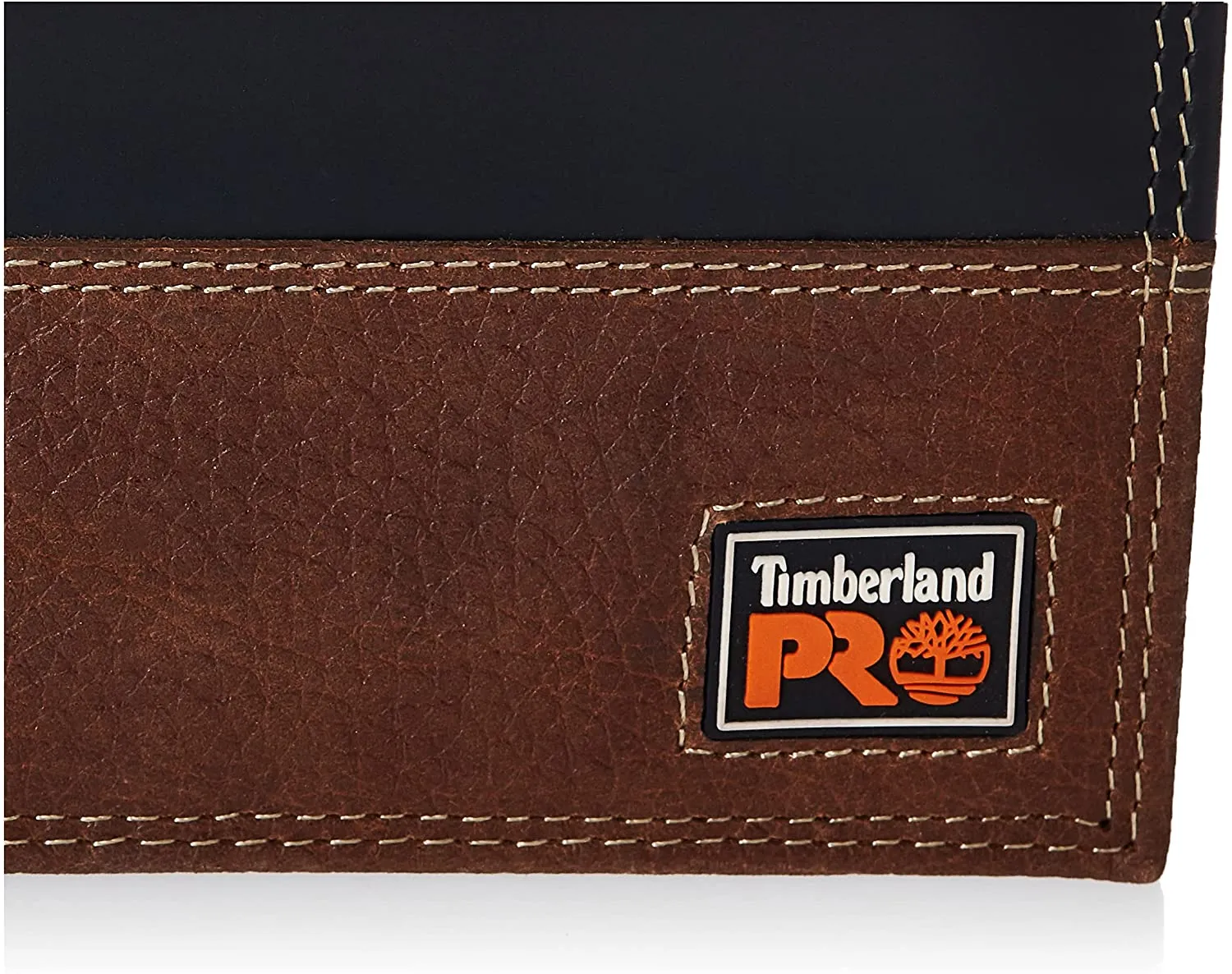 Timberland PRO Men's Leather Long Bifold Rodeo Wallet with RFID