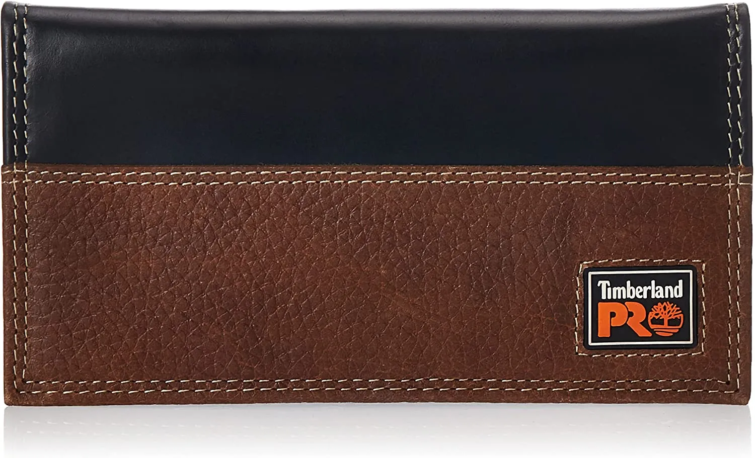 Timberland PRO Men's Leather Long Bifold Rodeo Wallet with RFID