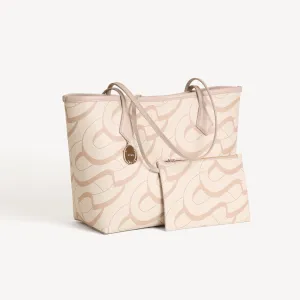 Tote Oversized Monogram Print