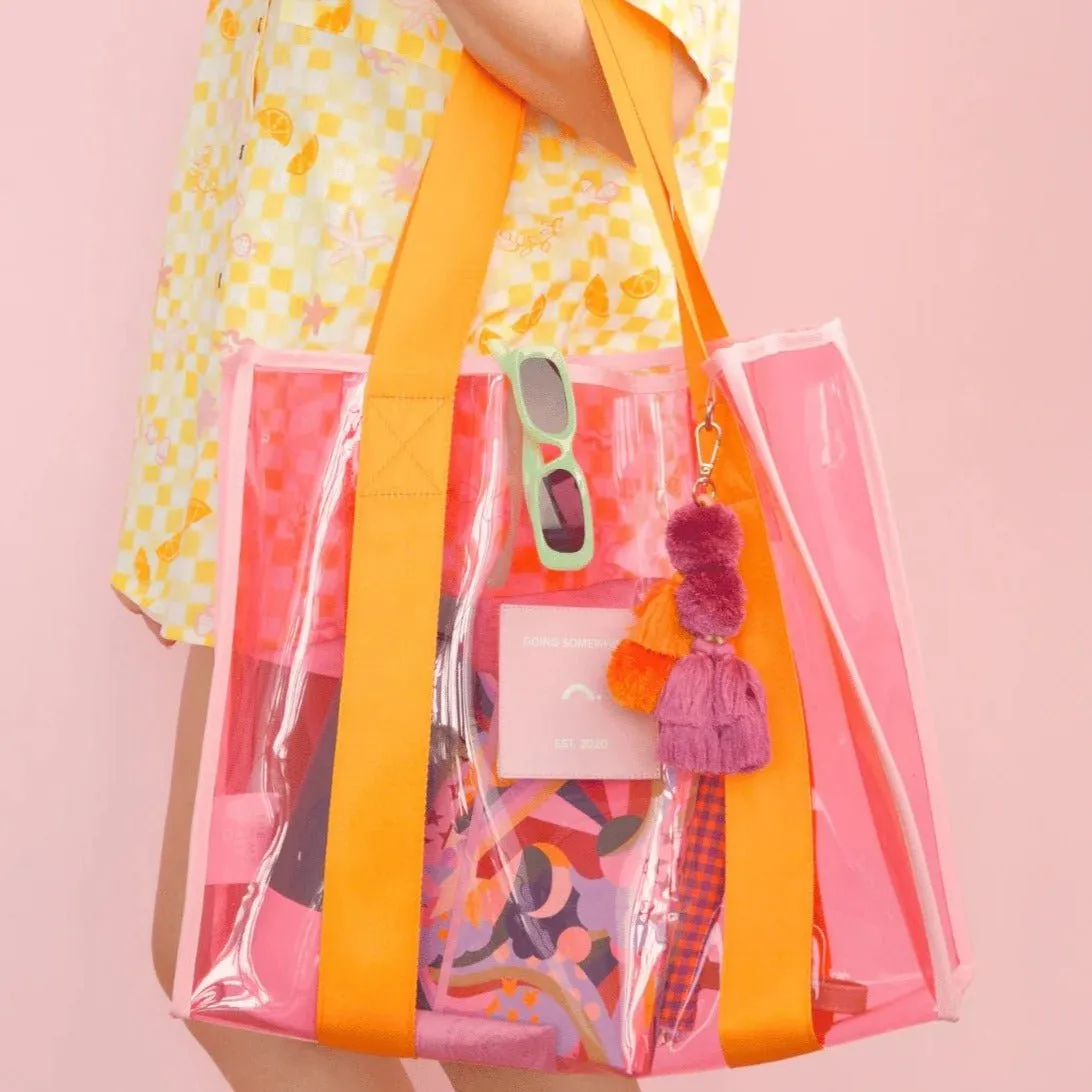 TSC Pink & Orange Cheeky Tote Bag