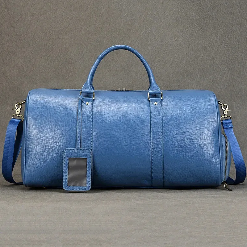 Unisex Genuine Leather Travel Bag