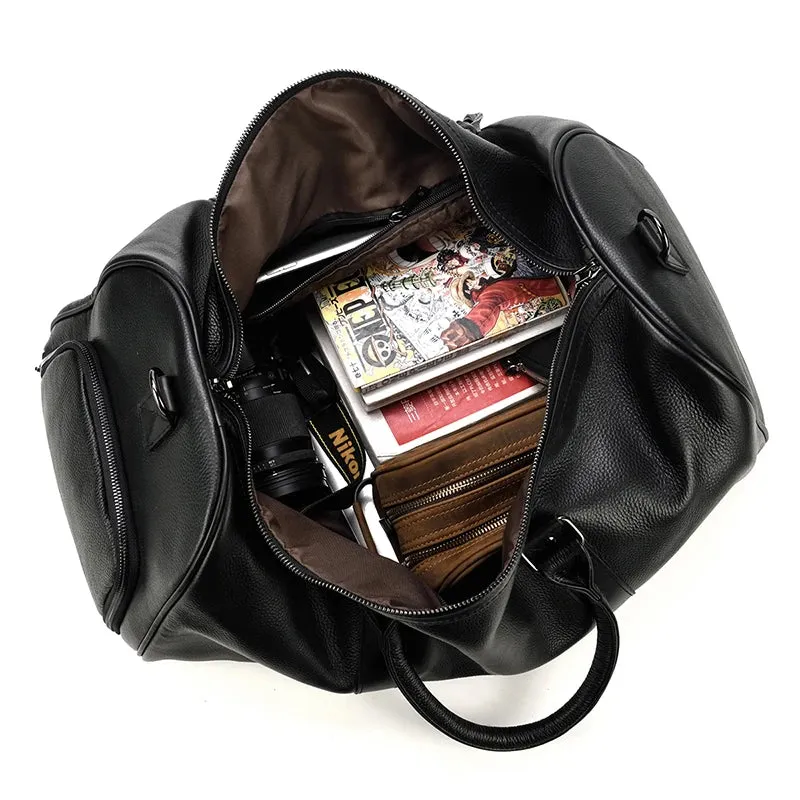 Unisex Genuine Leather Travel Bag