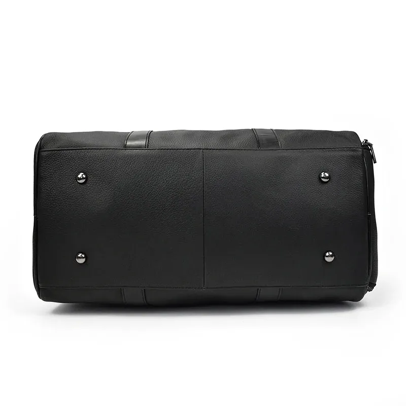 Unisex Genuine Leather Travel Bag