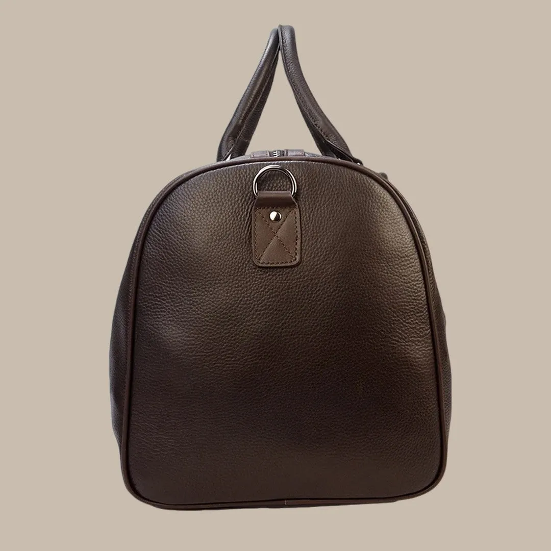 Unisex Genuine Leather Travel Bag