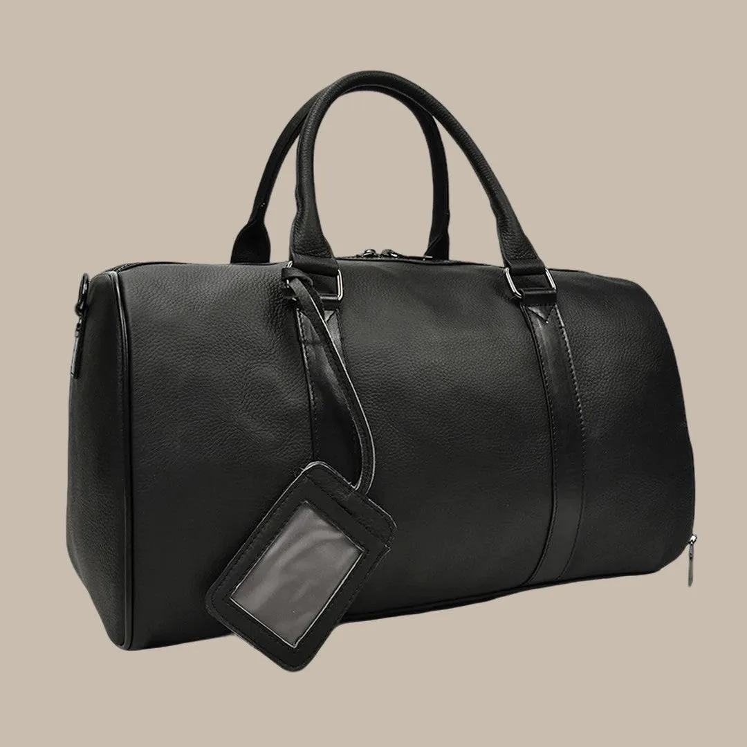 Unisex Genuine Leather Travel Bag