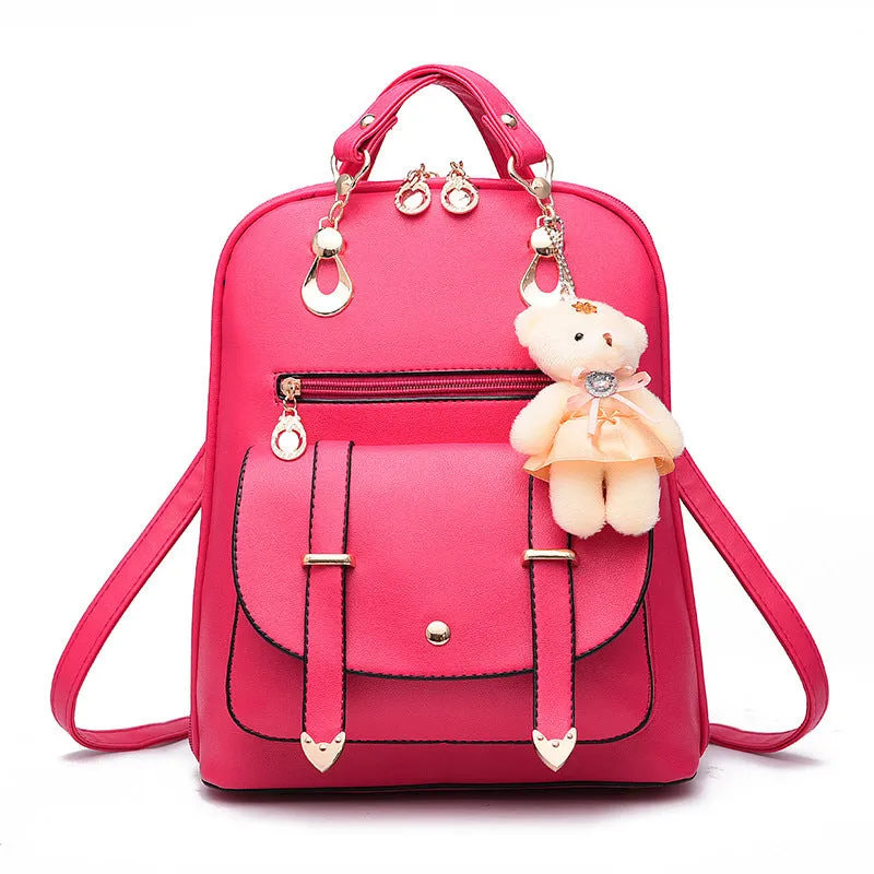 Vibrant Essentials: Pure Color Casual Student Backpack